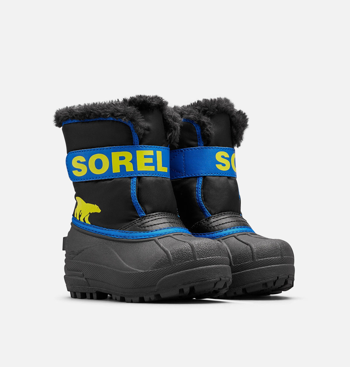 Snow Commander™ Winter Boots - Black & Super Blue - Children