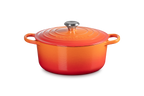 Cocotte Ronde Signature - Fonte Émaillée - 26Cm - Volcanique