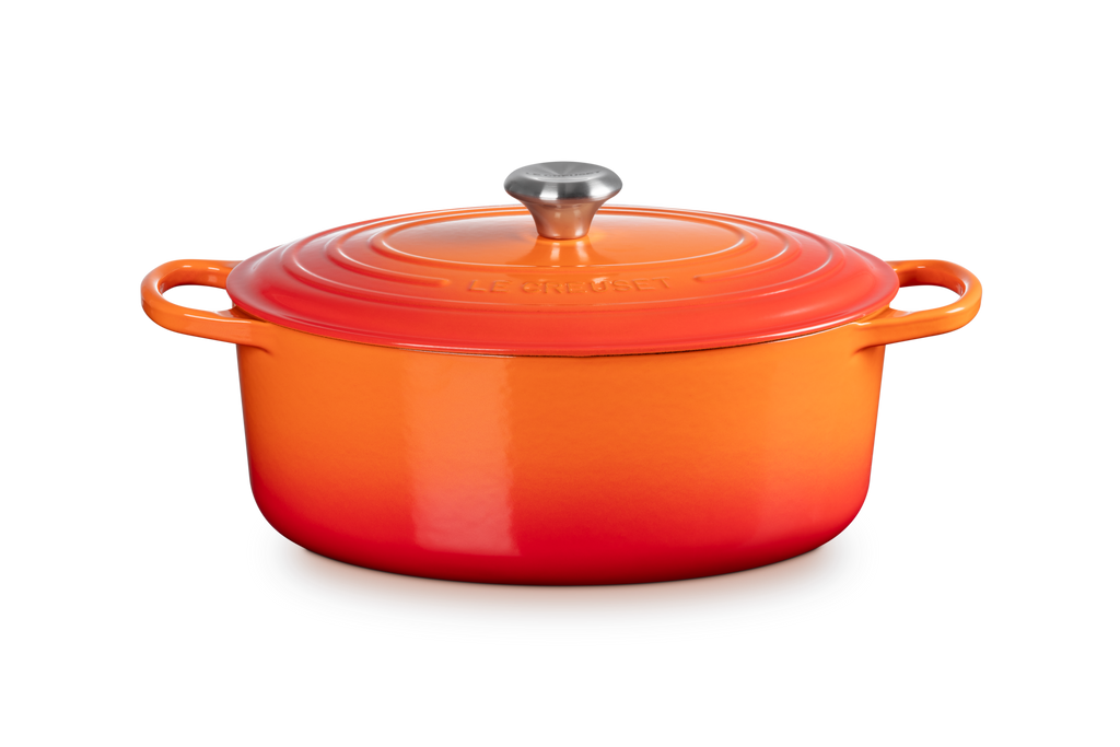 Cocotte Ronde Signature - Fonte Émaillée - 26Cm - Volcanique