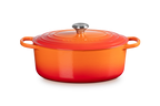 Cocotte Ronde Signature - Fonte Émaillée - 26Cm - Volcanique