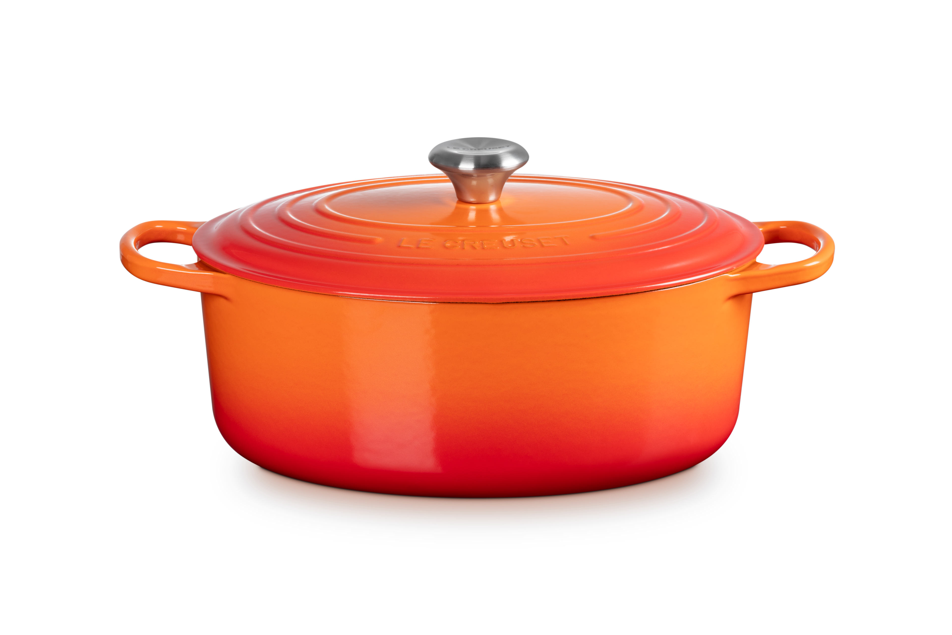 Cocotte Ronde Signature - Fonte Émaillée - 26Cm - Volcanique