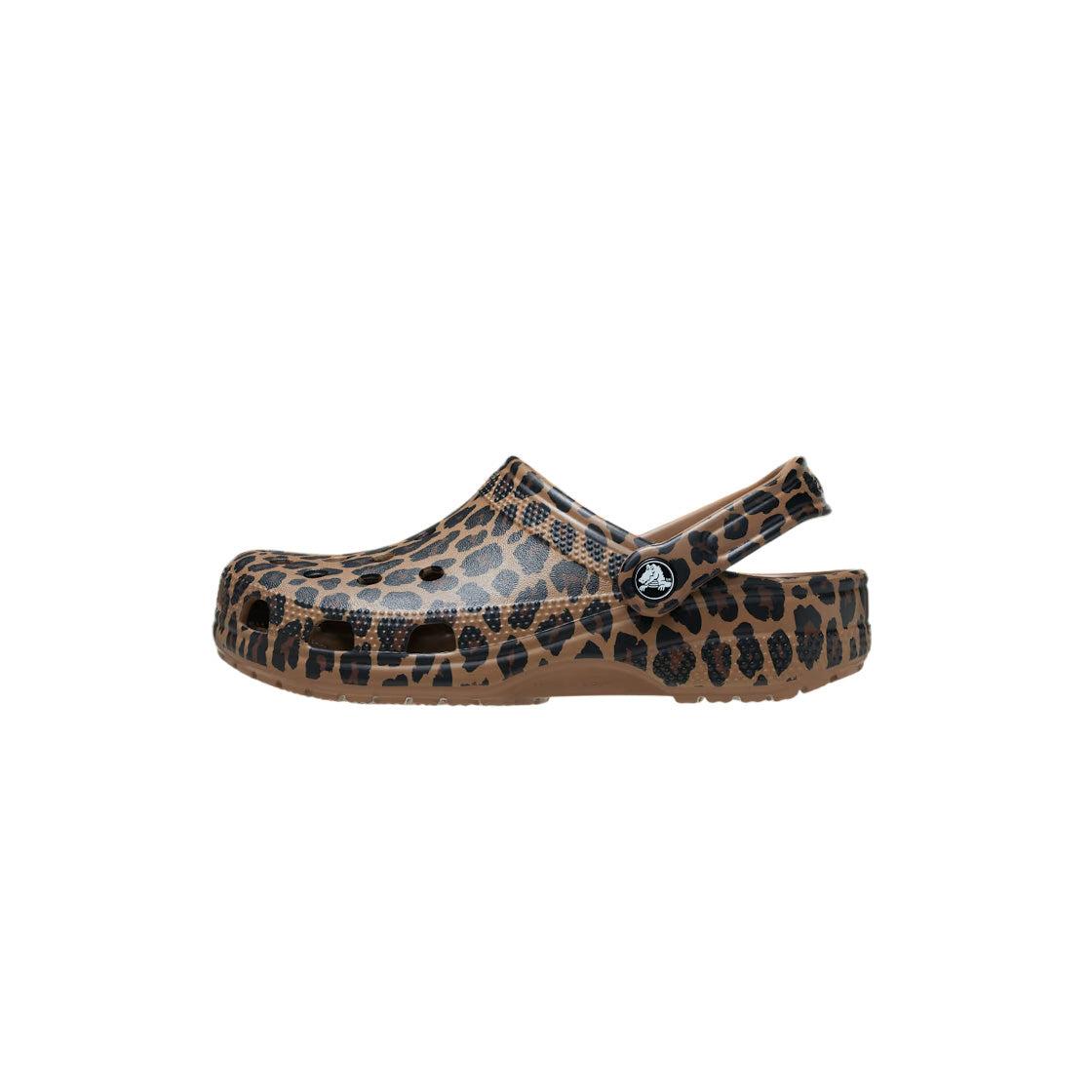 Sabots Homme Crocs Classic Animal Clog - Sepia, Leopard
