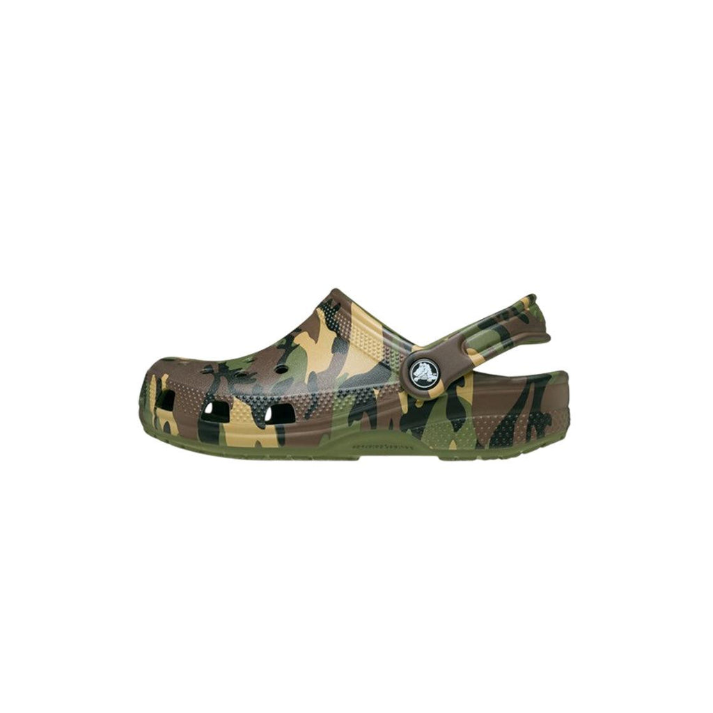 Sabots Crocs Classic Camouflage Clog Junior - Army Green, Multi