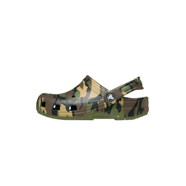 Sabots Crocs Classic Camouflage Clog Junior - Army Green, Multi