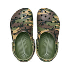 Sabots Crocs Classic Camouflage Clog Junior - Army Green, Multi