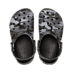 Sabots Crocs Classic Camouflage Clog Enfant - Black, Slate Grey