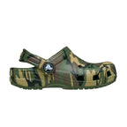 Sabots Crocs Classic Camouflage Clog Enfant - Army Green, Multi
