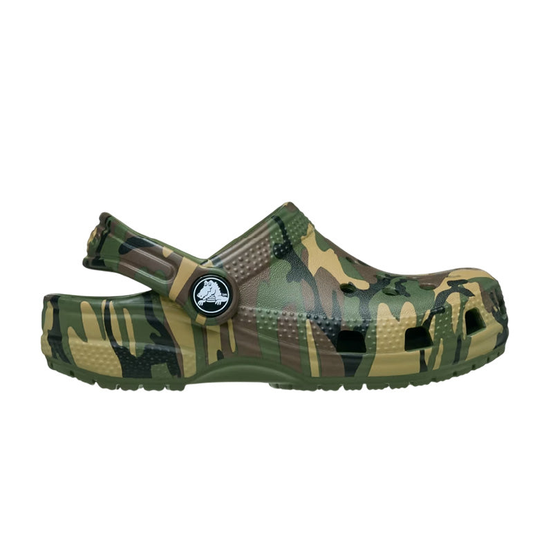 Sabots Crocs Classic Camouflage Clog Enfant - Army Green, Multi