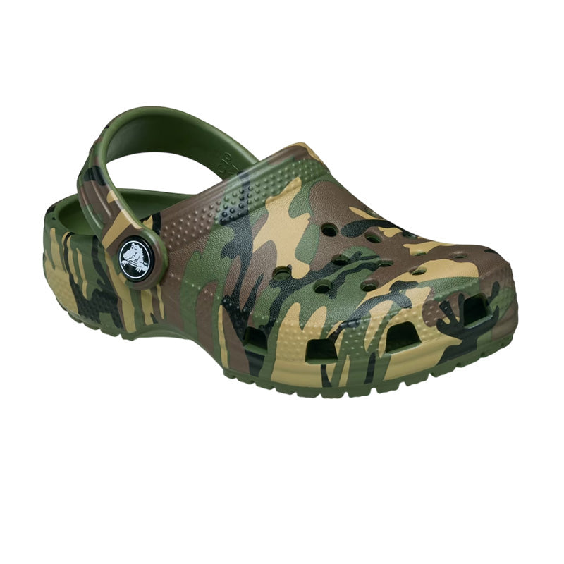 Sabots Crocs Classic Camouflage Clog Enfant - Army Green, Multi