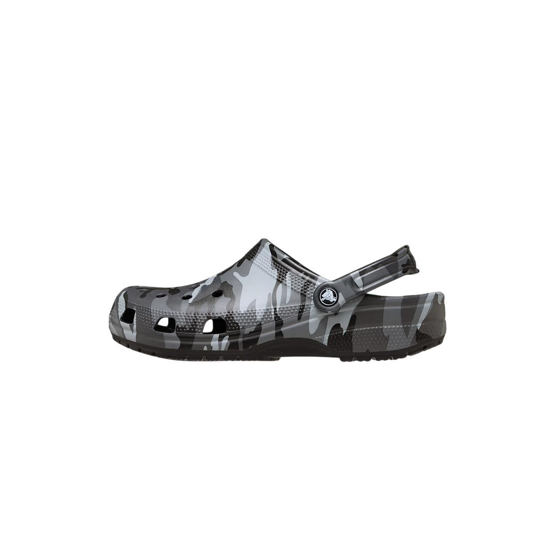 Sabots Homme Crocs Classic Camouflage Clog - Black, Slate Grey