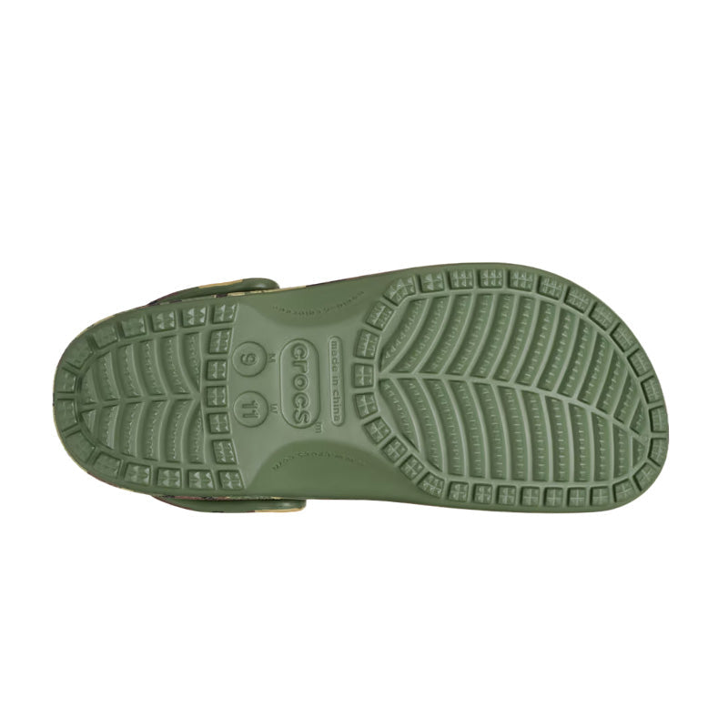 Crocs Classic Camouflage Clog Men's Clogs - Army Green, Multi