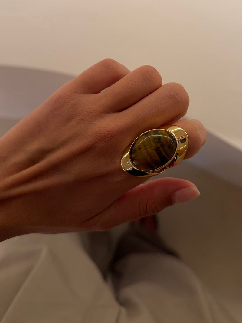 Bague Ojo De Tigre