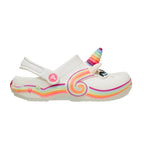 Sabots Crocs Classic Iam Unicorn Lights Enfant - Craie Blanche