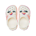 Sabots Crocs Classic Iam Unicorn Lights Enfant - Craie Blanche