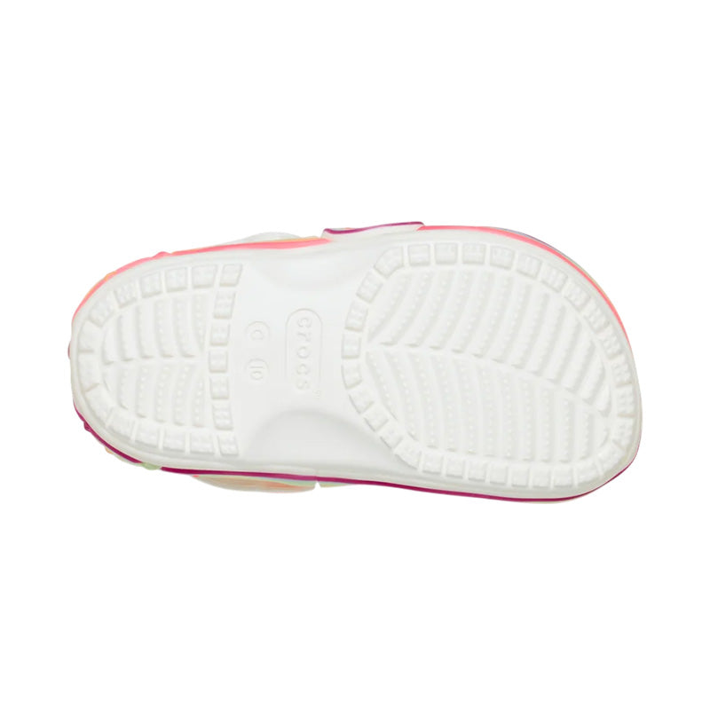 Sabots Crocs Classic Iam Unicorn Lights Enfant - Craie Blanche