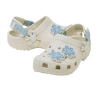 Sabots Crocs Classic Dnm Flower Adj Backstrap Enfant - Sommet Blanc