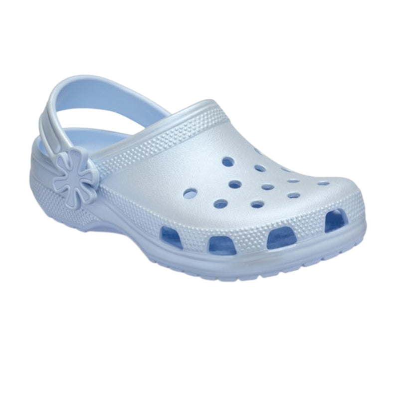 Sabots Crocs Clasiic Pearl Shine Clog Junior - Blue Frost