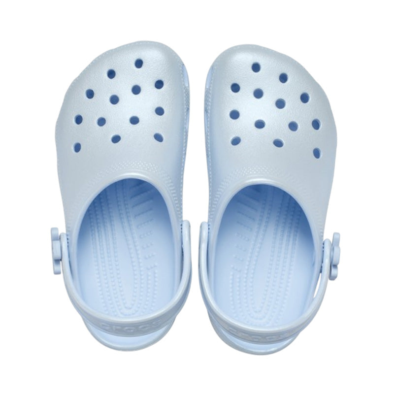 Sabots Crocs Clasiic Pearl Shine Clog Junior - Blue Frost