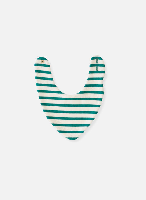 Bavoir Bavana - Vert/Écru