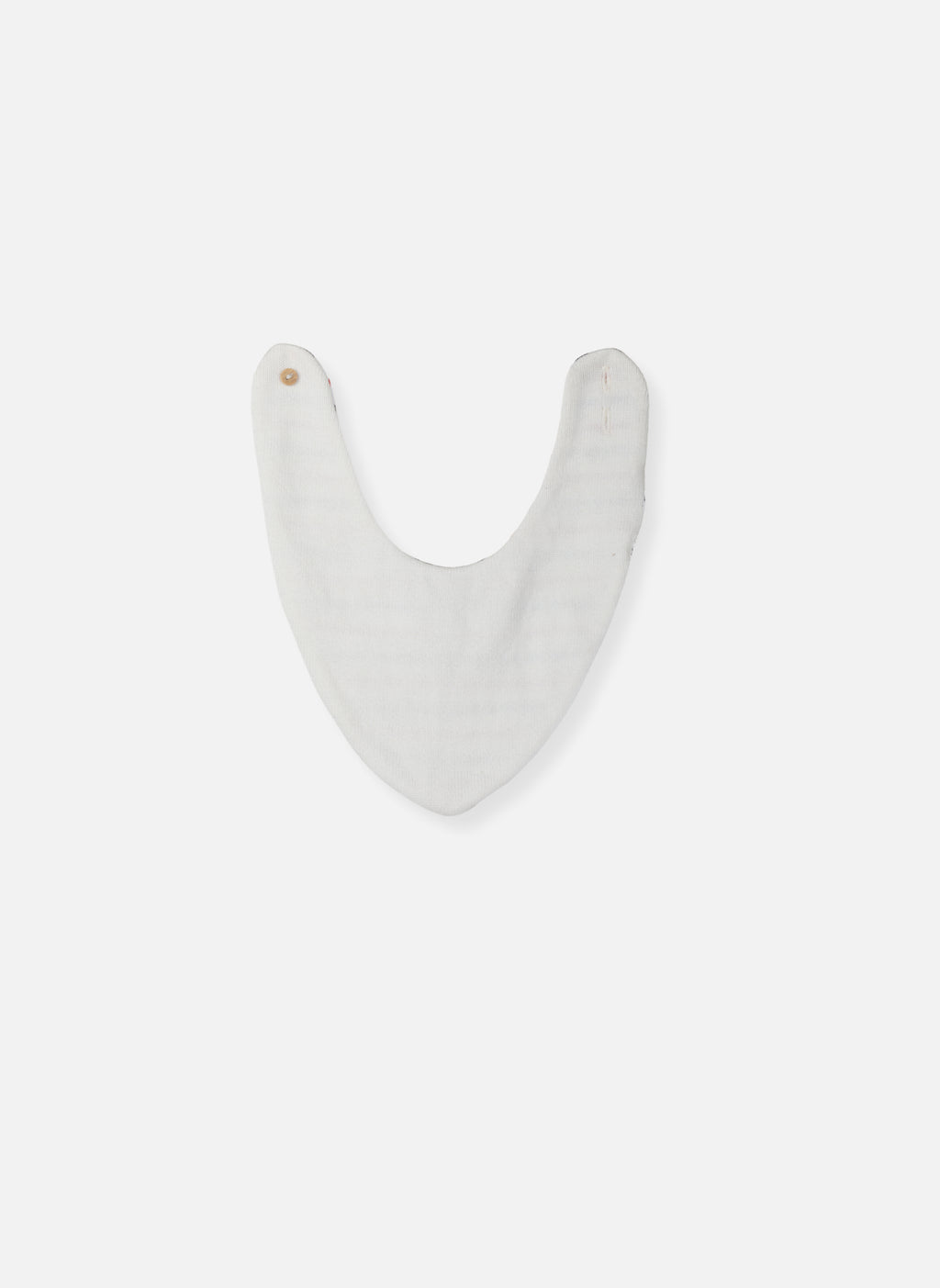 Accessoires Bavoir Bébé Bavana - Écru / Verso Rayé Rouge Et Bleu