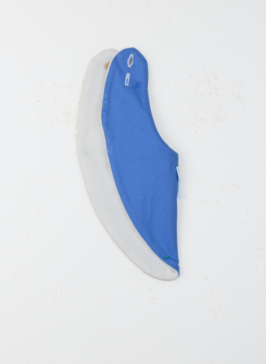 Accessoires Bavoir Bébé Bavana - Écru / Verso Bleu