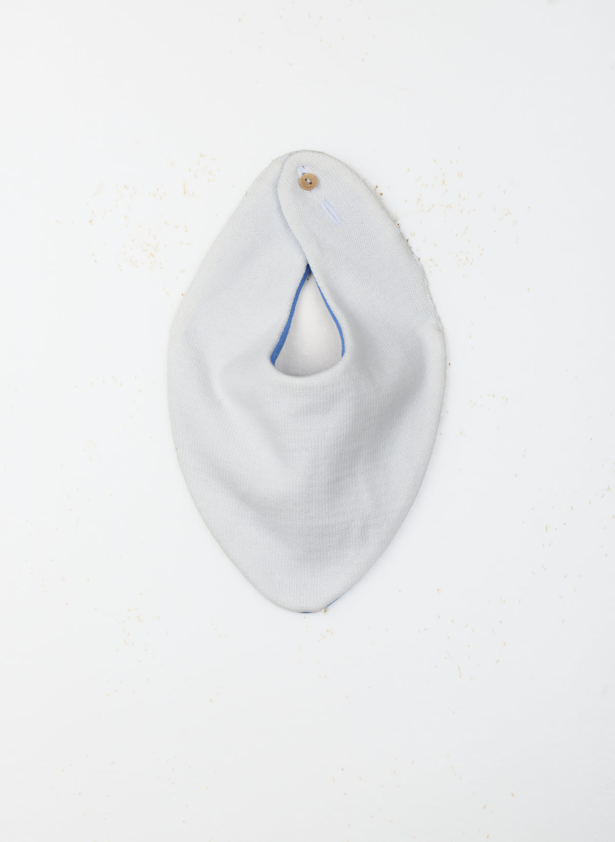 Accessoires Bavoir Bébé Bavana - Écru / Verso Bleu