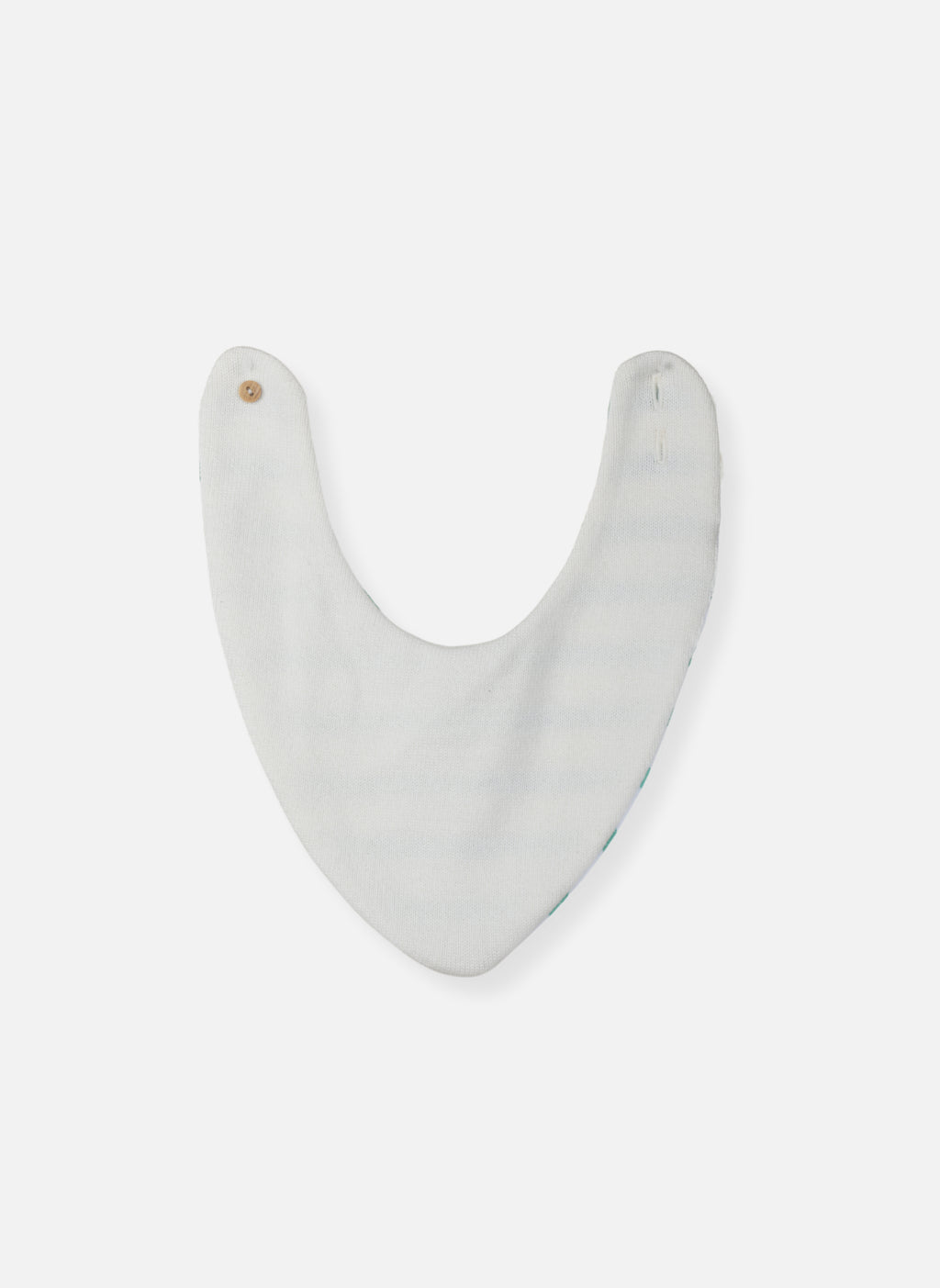 Accessoires Bavoir Bébé Bavana - Écru / Verso Rayé Vert