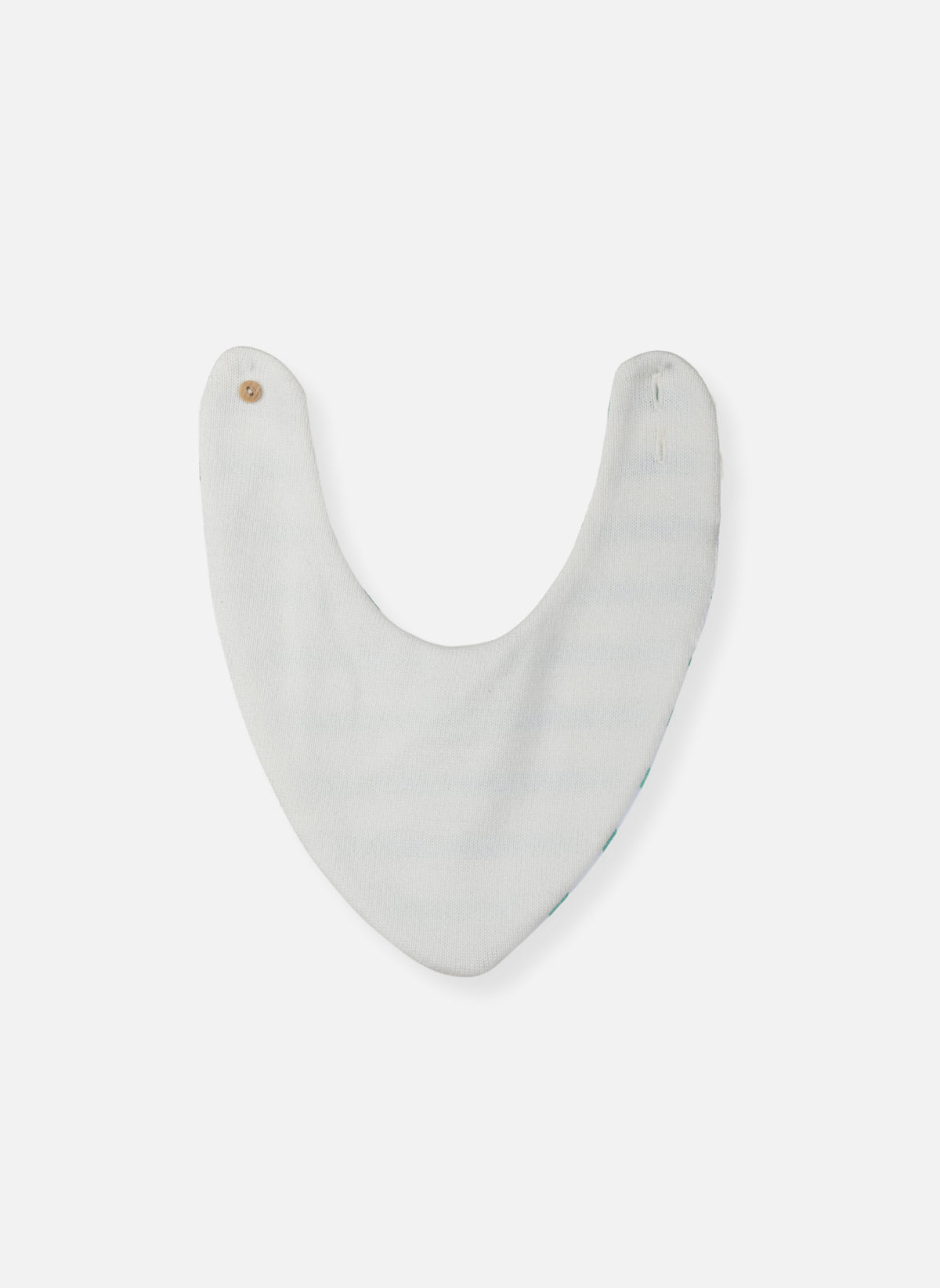 Accessoires Bavoir Bébé Bavana - Écru / Verso Rayé Vert