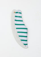 Accessoires Bavoir Bébé Bavana - Écru / Verso Rayé Vert