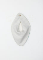 Accessoires Bavoir Bébé Bavana - Écru / Verso Rayé Vert