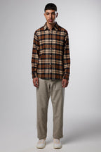 New Arne Shirt - Brown Check