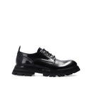Derbies - Alexander Mcqueen Leather Lace-Up - Black