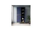 Mueble vitrina 2 puertas - Kasha - Patas doradas