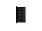 Mueble vitrina 2 puertas - Kasha - Patas doradas