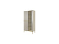 Kasha - 2-Door Display Cabinet - Gold Legs