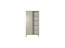 Kasha - Meuble Vitrine 2 Portes - Pieds Or