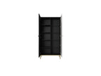 Kasha - 2-Door Display Cabinet - Gold Legs