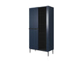 Mueble vitrina de 2 puertas - Kasha - Patas negras