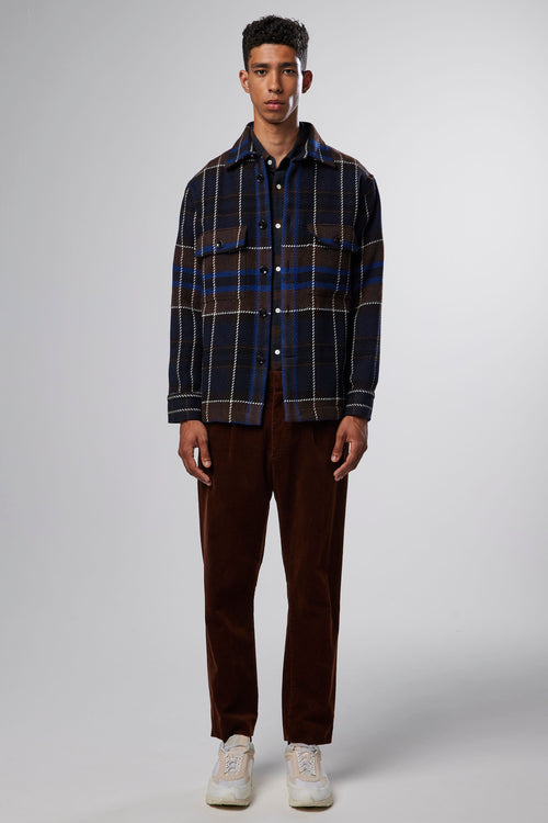 Soren overshirt - Brown Check