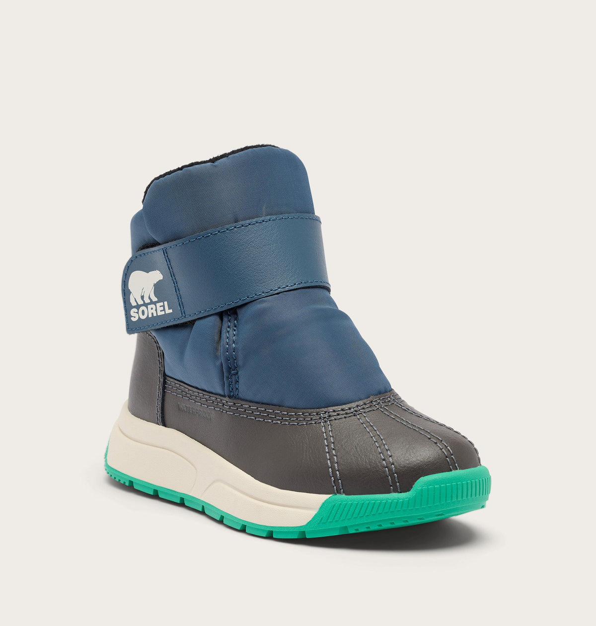 Whitney™ III Strap Waterproof Boots - Uniform Blue & Jet - Children