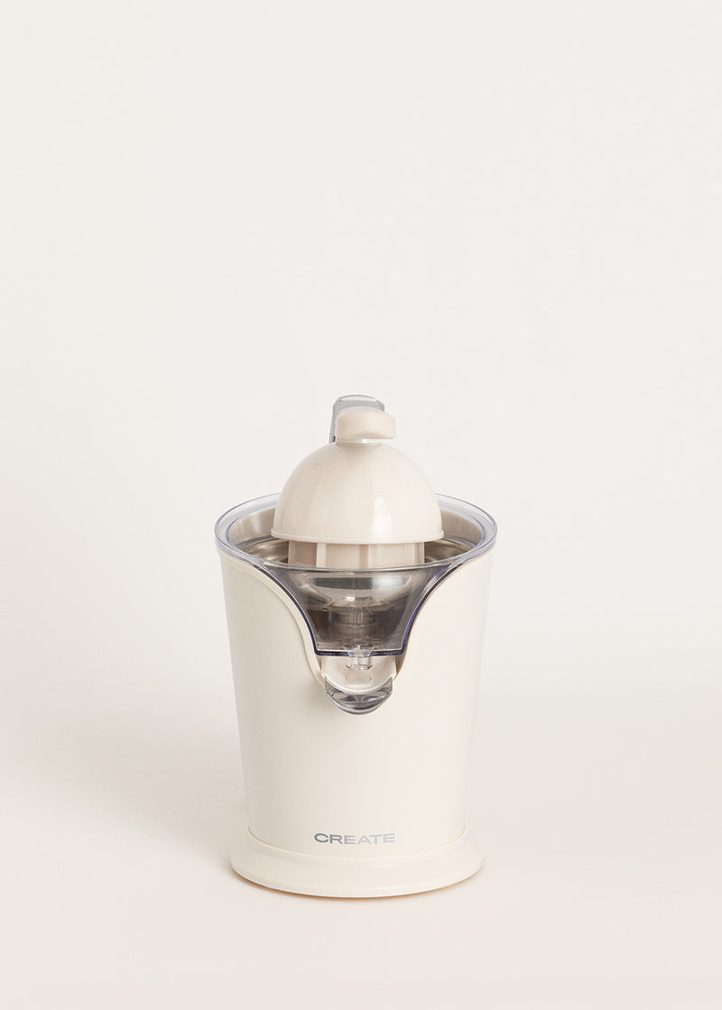 Juicer Press - Presse-Agrumes Électrique - 100 W - Blanc Cassé