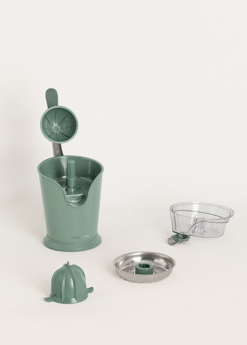 Juicer Press - Presse-Agrumes Électrique - 100 W - Vert Sauge