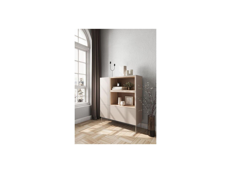 Atlas - Buffet Haut 2 Portes Avec Niches