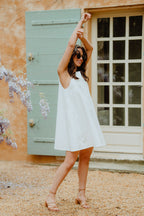 Noélie White Linen Dress