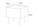 Atlas - 1 Drawer Bedside Table