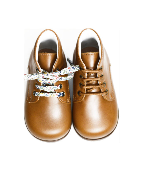 Clarence Sleek Soft Booties Shoes - Camel Leather - Unisex