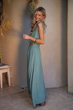 Ensemble Jupe/Top Elize - Bleu Canard