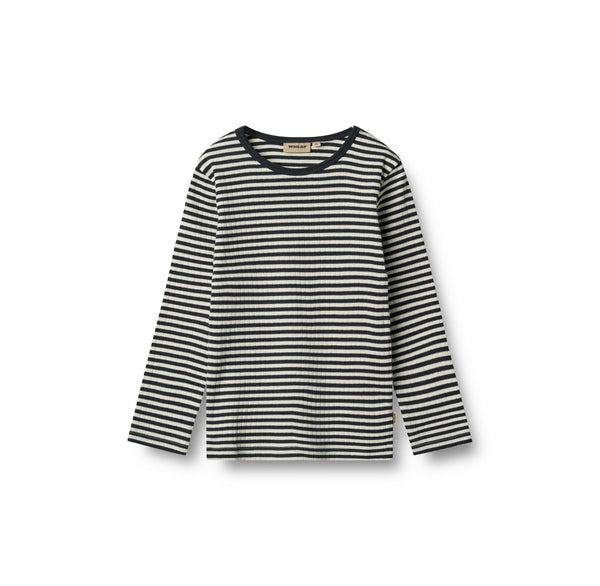 Langarmshirt Stig - Navy Rib Stripe