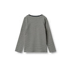 T-shirt a maniche lunghe Stig - Righe a coste blu navy