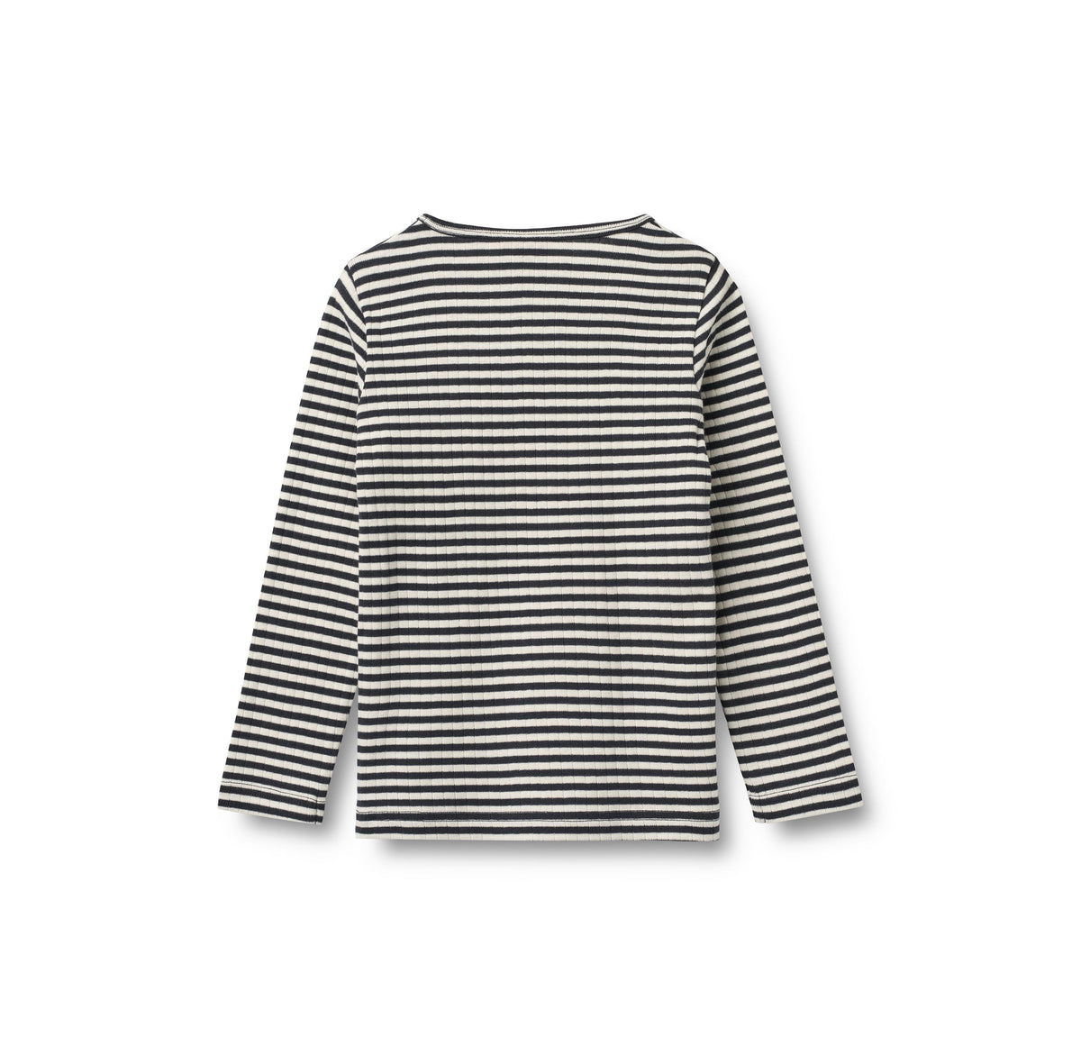 T-shirt a maniche lunghe Stig - Righe a coste blu navy